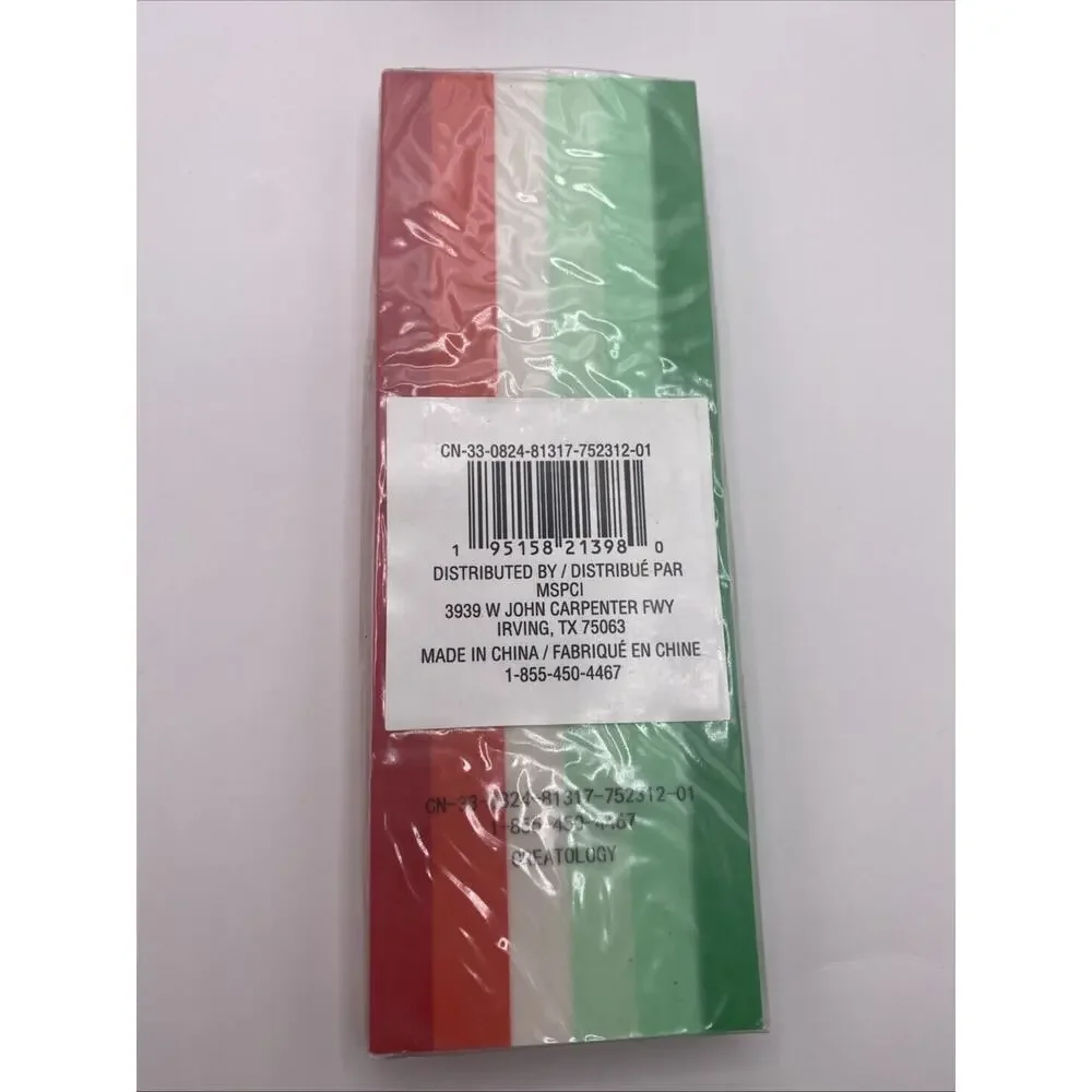 Creatology Bright Christmas Jumbo Erasers 5.5 X 2” New In Packaging.